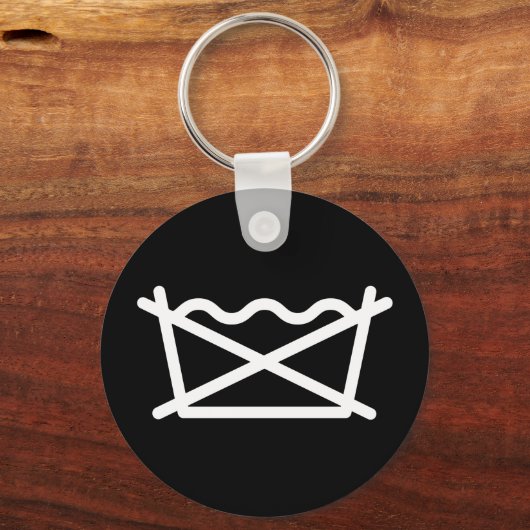 NIET WASSEN! SLEUTELHANGER (Voorkant)