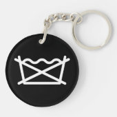 NIET WASSEN! SLEUTELHANGER (Achterkant)