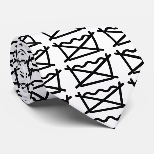 NIET WASSEN! STROPDAS (Opgerold)