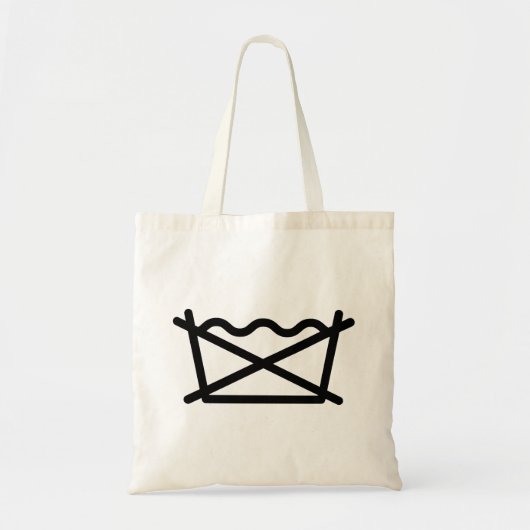 NIET WASSEN! TOTE BAG (Voorkant)