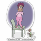 Niet wat ik op zoek ben naar aangepaste Stickers (Voorkant)