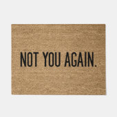 Niet weer. deurmat (Voorkant)