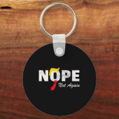 Niet weer geen Trump Kamala Harris 2024 verkiezing Sleutelhanger (Voorkant)