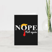 Niet weer grappig Trump 1 Kaart (Voorkant)