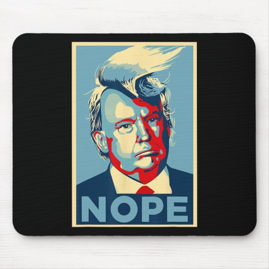 Niet weer grappig Trump 2024 Muismat (Voorkant)