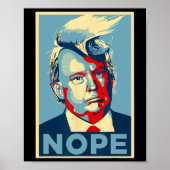 Niet weer grappig Trump 2024 Poster (Voorkant)