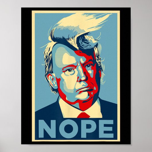 Niet weer grappig Trump 2024 Poster (Voorkant)