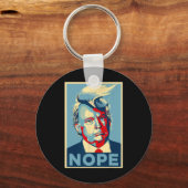 Niet weer grappig Trump 2024 Sleutelhanger (Voorkant)