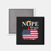 Niet weer grappig Trump 5 Magneet (Voorkant / Achterkant)