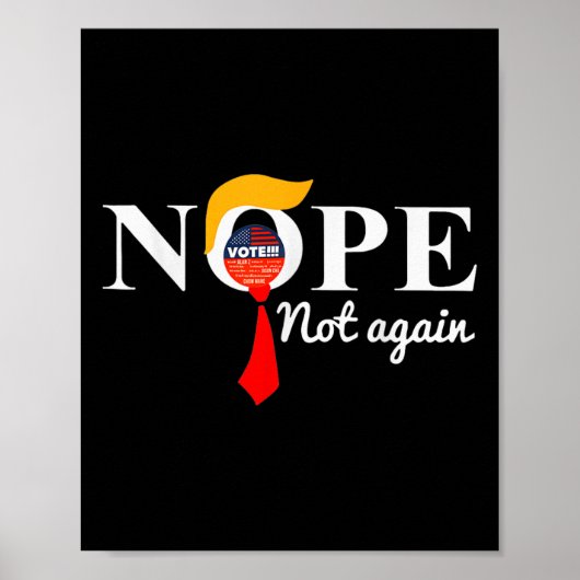 Niet weer grappig Trump 6 Poster (Voorkant)
