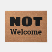 Niet welkom deurmat (Voorkant)