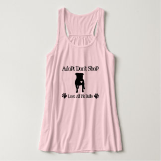 Niet winkelen, adopteren tanktop