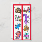 Niet winkelen, dierenredding, Bladwijzer Kaart (Achterkant)