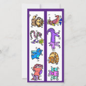 Niet winkelen, dierenredding, Bladwijzer Kaart (Achterkant)