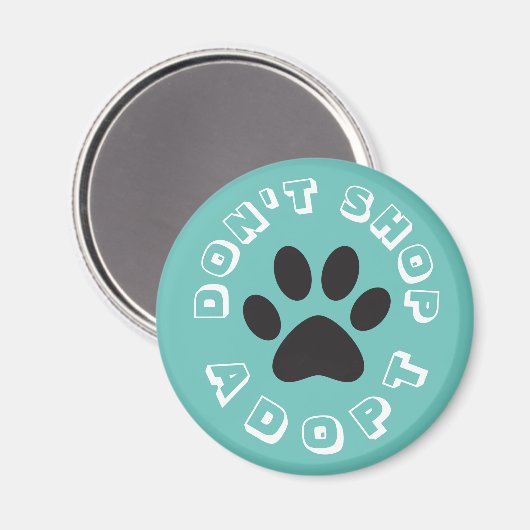 Niet winkelen... Goedkeuren! Magnet (Voorkant / Achterkant)