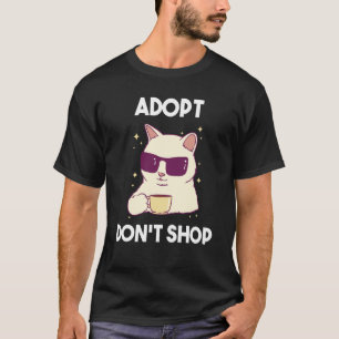 Niet winkelen in katten 2 t-shirt