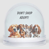 NIET WINKELEN OF ADOPTEREN SNEEUWBOL (Voorkant)