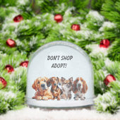 NIET WINKELEN OF ADOPTEREN SNEEUWBOL (Kerstmis)