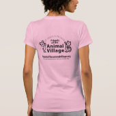 "Niet winkelen, T-shirt adopteren" (Achterkant)