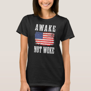 Niet Woke Anti-Political Correction PC Annuleren T-shirt