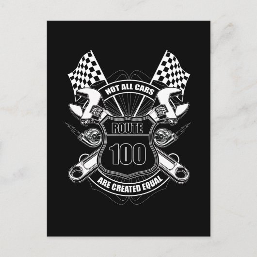 Niet worden alle auto's gelijk Creëer Briefkaart (Voorkant)