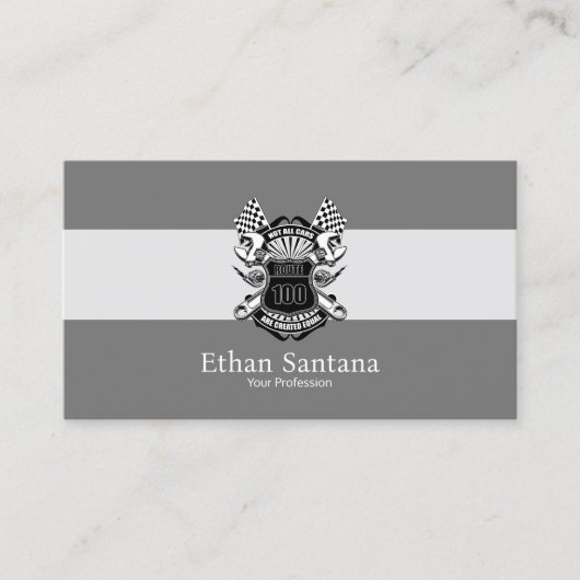 Niet worden alle auto's gelijk Creëer Visitekaartje (Voorkant)