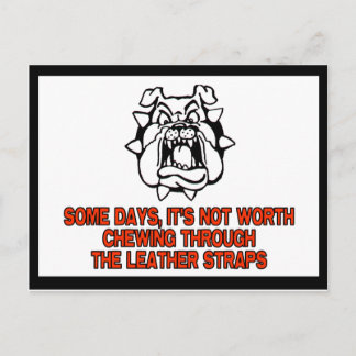 Niet Worth Kauwend Briefkaart