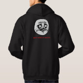 Niet zeker als Gusta - Design Black Hoody (Achterkant)