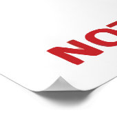 Niet zeker als Gusta - Poster (Hoek)