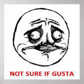 Niet zeker als Gusta - Poster (Voorkant)