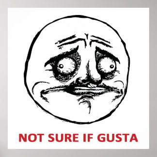 Niet zeker als Gusta - Poster