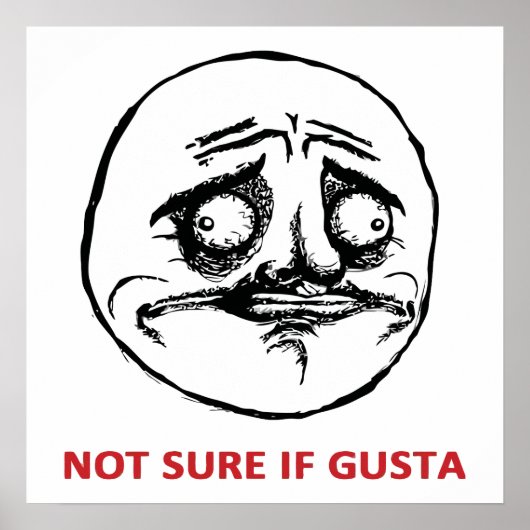 Niet zeker als Gusta - Poster (Voorkant)