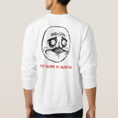 Niet zeker als Gusta - tweezijdig Sweatshirt (Achterkant)