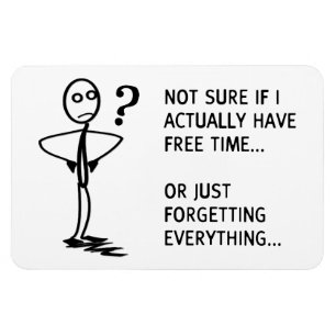 Niet zeker of ik echt vrije tijd heb... magneet