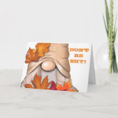 NIET ZIJ **18E TWEEDE DAG** FEESTDAGEN KAART (Voorkant)