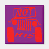 Niet zijn 4x4 #USAPatriotGraphics © Magneet (Voorkant)