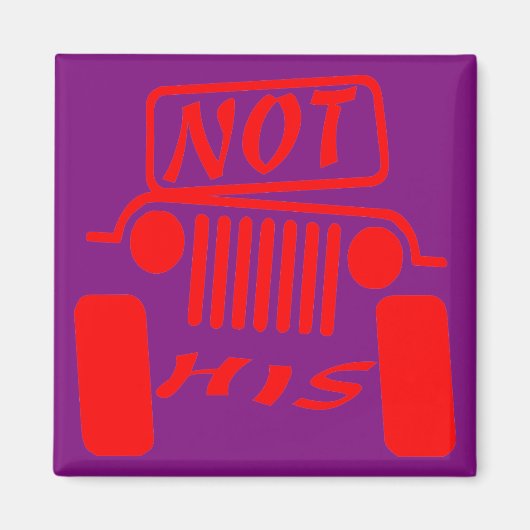 Niet zijn 4x4 #USAPatriotGraphics © Magneet (Voorkant)