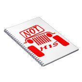 Niet zijn 4x4 #USAPatriotGraphics © Notitieboek (Rechterzijde)