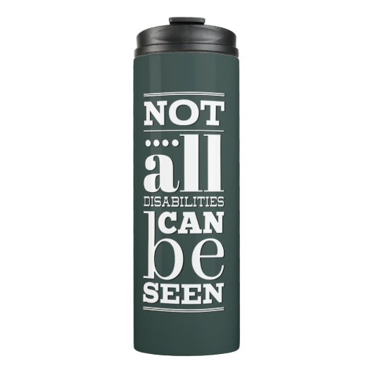 Niet zijn alle Gehandicapten zichtbaar Thermosbeker (Voorkant)