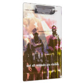 Niet zijn alle Wonden zichtbaar PTSD Klembord (Rechts)