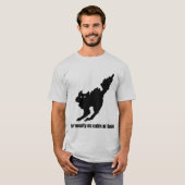 Niet zo Calm Cat Shirt (Voorkant volledig)