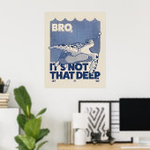 Niet zo diep  poster (Thuiskantoor)