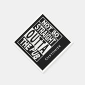 Niet zo direct buiten de Pub 2 Drink Humor Servet (Hoek)