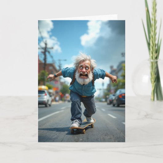 "Niet zo extreem" verjaardag Kaart (Voorkant)