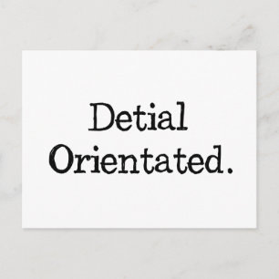 Niet zo gedetailleerd georiënteerd briefkaart