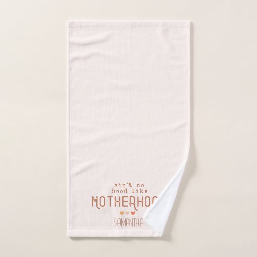 Niet zo goed als moederschap bad handdoek (Handdoek)