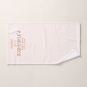 Niet zo goed als moederschap bad handdoek (Handdoek)