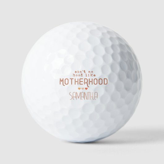 Niet zo goed als moederschap golfballen (Voorkant)