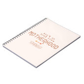 Niet zo goed als moederschap notitieboek (Linkerzijde)
