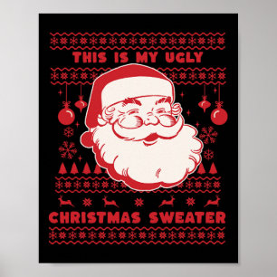 Niet zo lelijk Kerstmis Kerstmis familie Poster